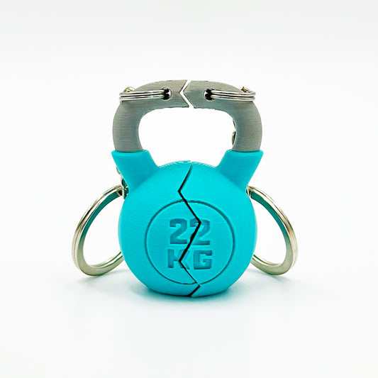 Llavero Kettelbell GYMBRO y GYMSIS personalizado WOD3D