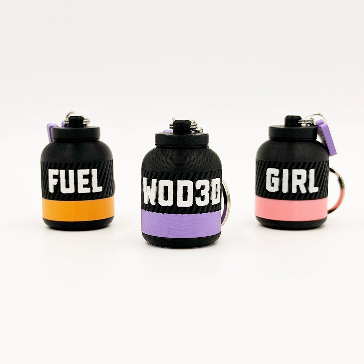 Llavero personalizado BOTE PROTEÍNA WOD3D