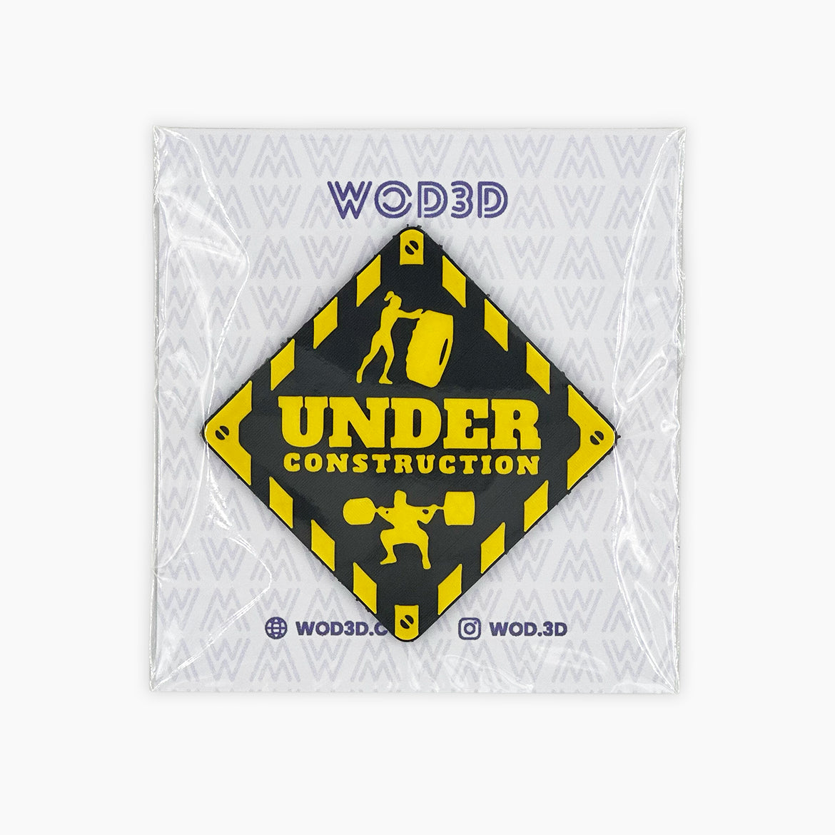 Parche Velcro Mochila Crossfit UNDER CONSTRUCTION WOD3D