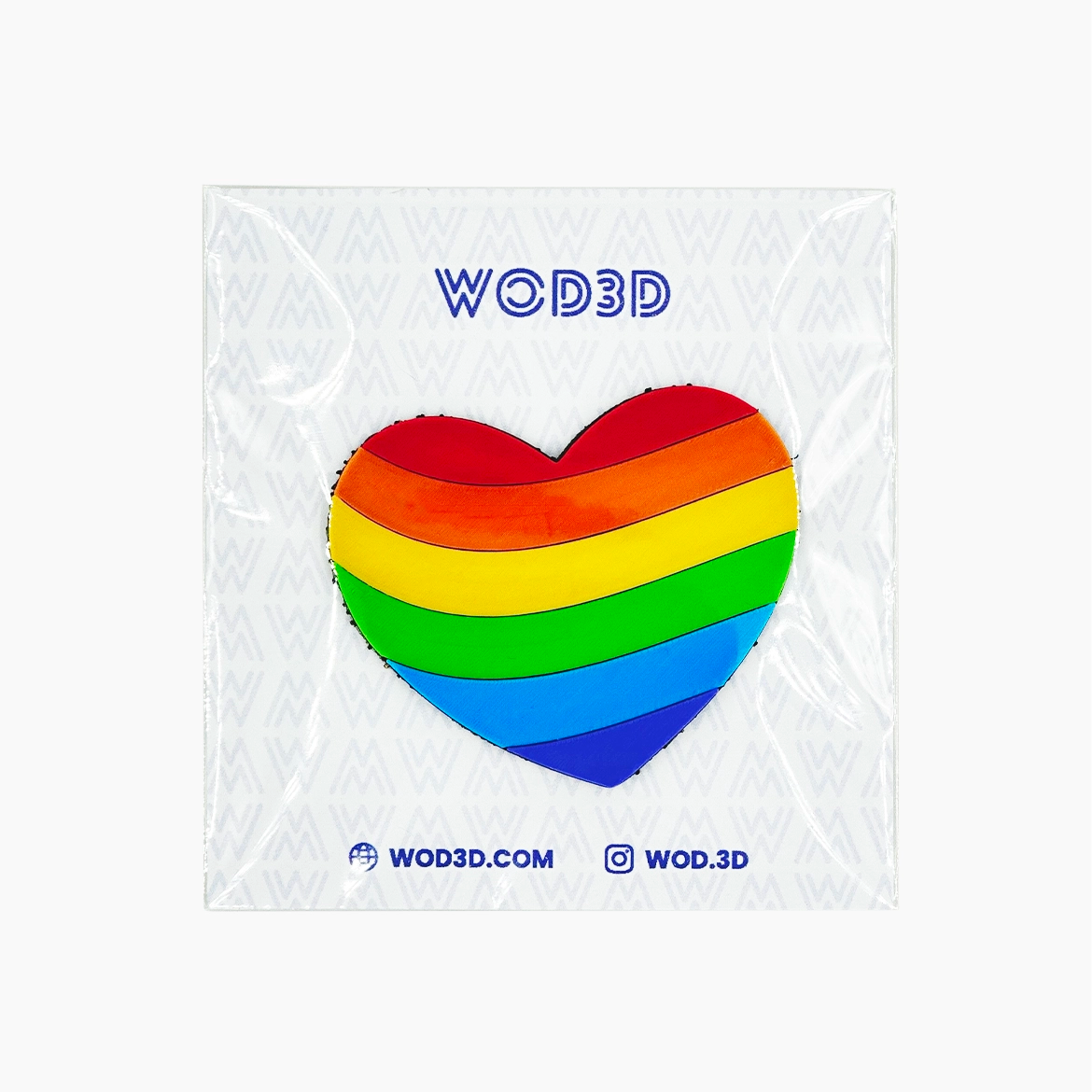 Parche Velcro Mochila Crossfit HEART OF PRIDE WOD3D WOD3D