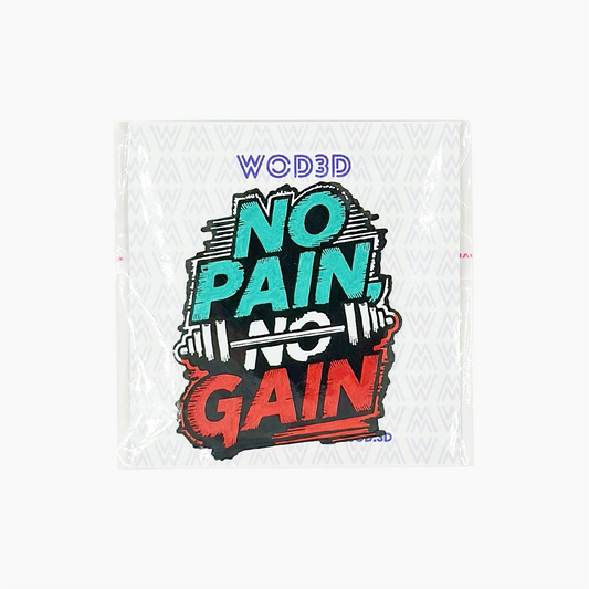 Parche de velcro NO PAIN NO GAIN 3 WOD3D
