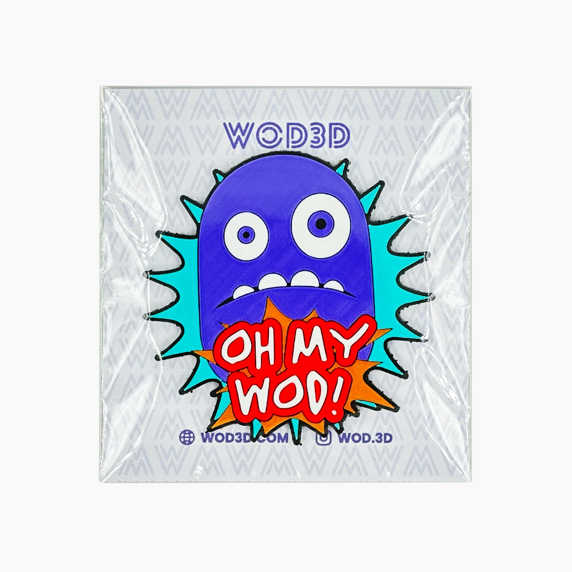 Parche de velcro OH MY WOD para mochila de CrossFit