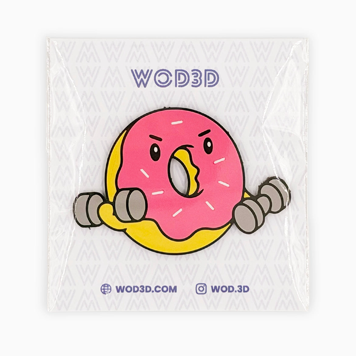 Parche de velcro DONUTS DUMBBELL para mochila de CrossFit