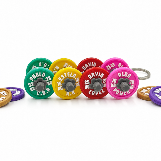 Llavero personalizado HALTEROFILIA