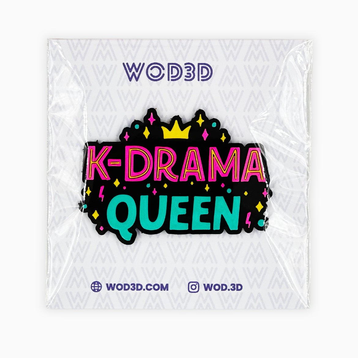 Parche de velcro K-DRAMA QUEEN para mochila de CrossFit