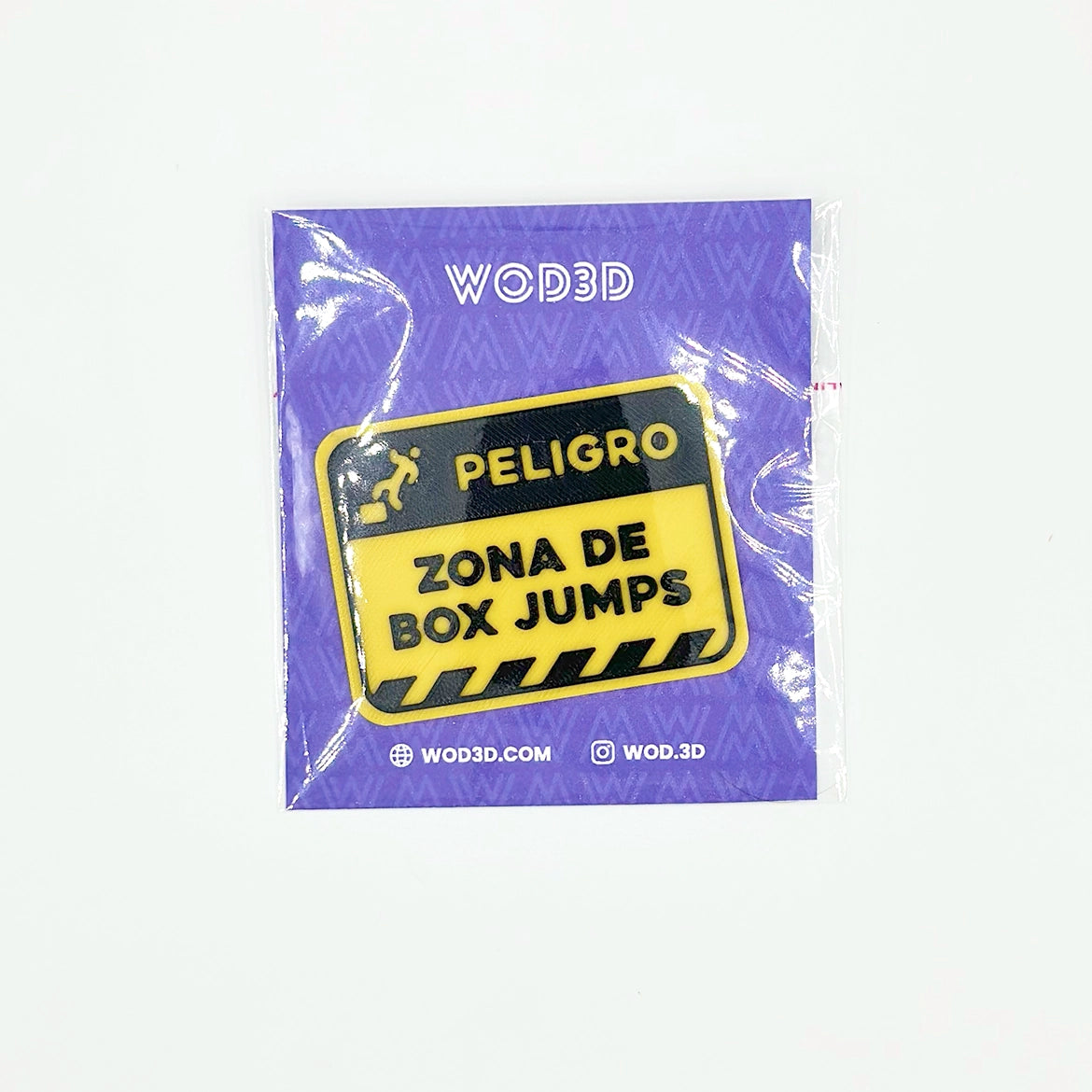 Parche velcro mochila crossfit ZONA BOX JUMPS WOD3D
