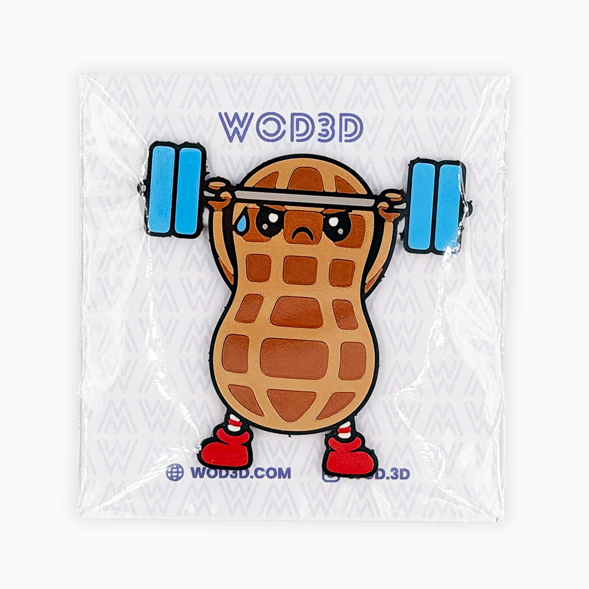 Parche de velcro PEANUT CLEAN & JERK para mochila de CrossFit de halterofilia