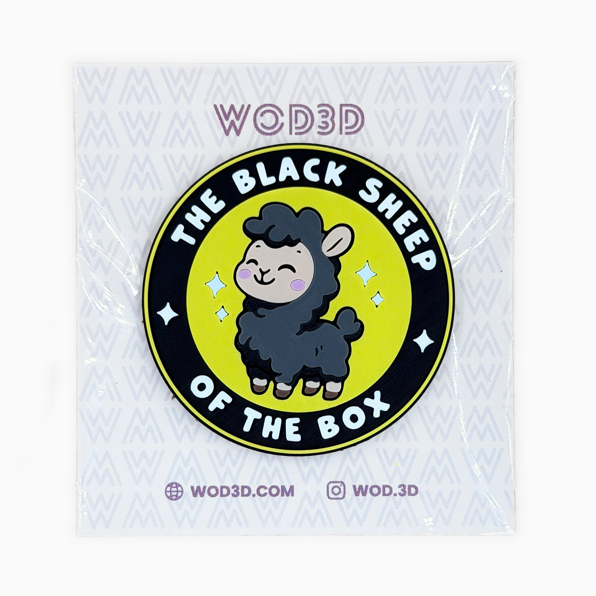 LE MOUTON NOIR DE LA BOITE Patch Velcro - vista 3 de 3