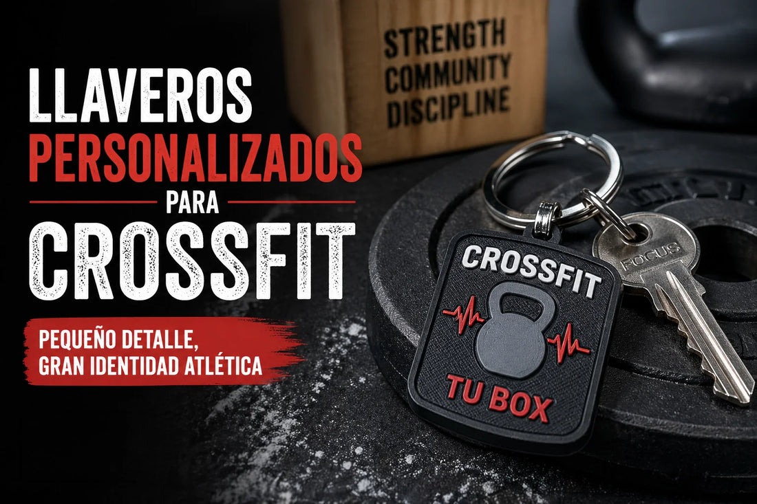 Llaveros personalizados para CrossFit: pequeño detalle, gran identidad atlética