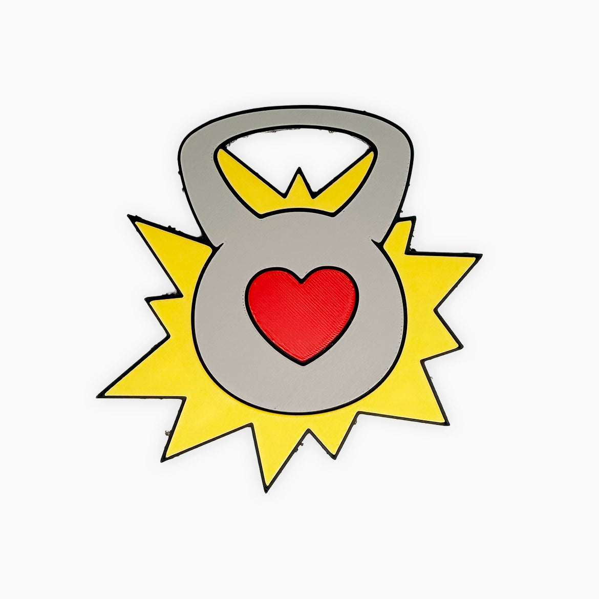 Parche con velcro LOVE KETTLEBELL