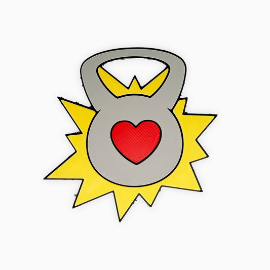 Parche con velcro LOVE KETTLEBELL
