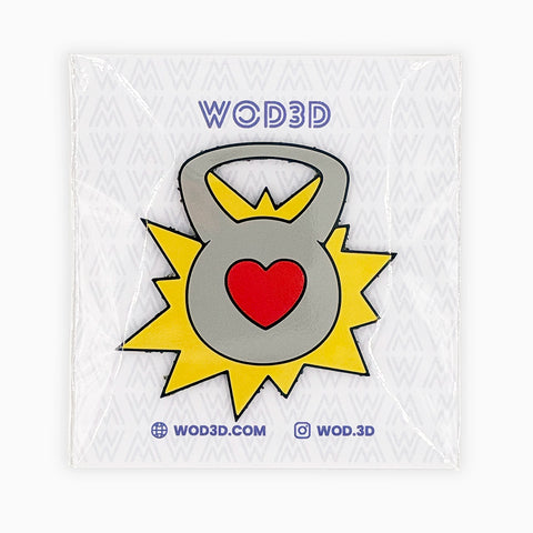 Parche con velcro LOVE KETTLEBELL