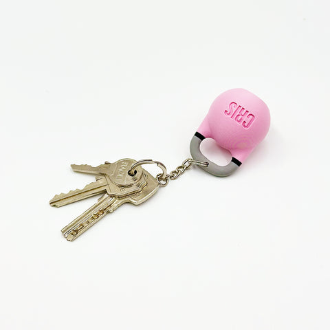 Llavero Kettelbell Competición personalizado con tu nombre y color preferido WOD3D