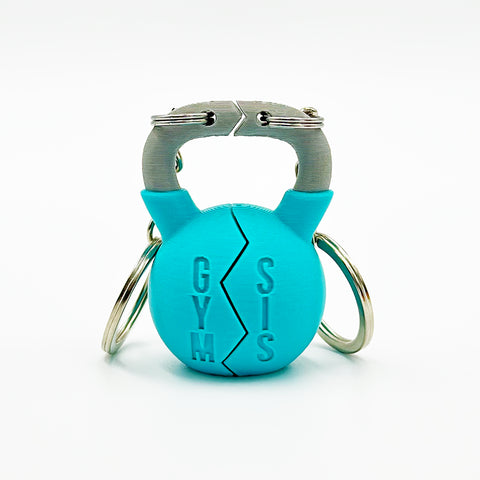 Llavero Kettelbell GYMBRO y GYMSIS personalizado WOD3D