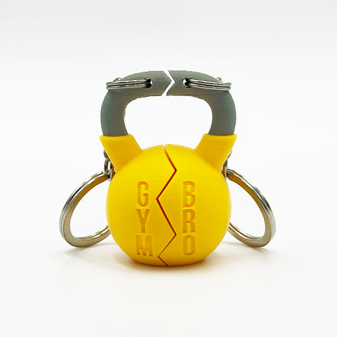 Llavero Kettelbell GYMBRO y GYMSIS personalizado WOD3D