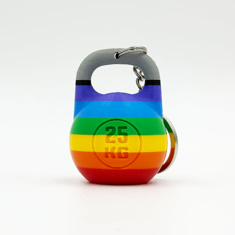 Llavero Kettelbell Pride personalizado con tu nombre WOD3D