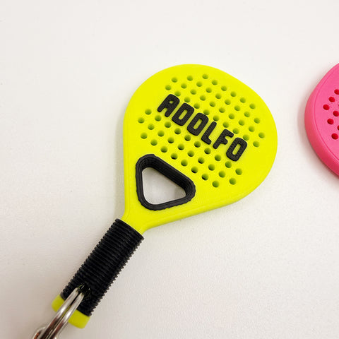Llavero RAQUETA DE PÁDEL personalizable