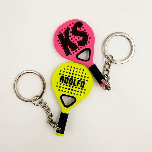 Llavero Raqueta de Pádel Personalizado