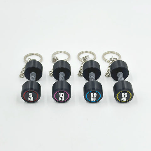 Llavero Personalizado DUMBBELL REDONDA PESO WOD3D