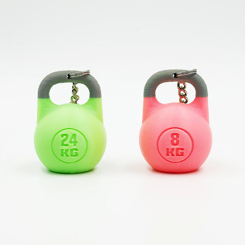 Llavero personalizado KETTLEBELL COMPETICION GLOW WOD3D