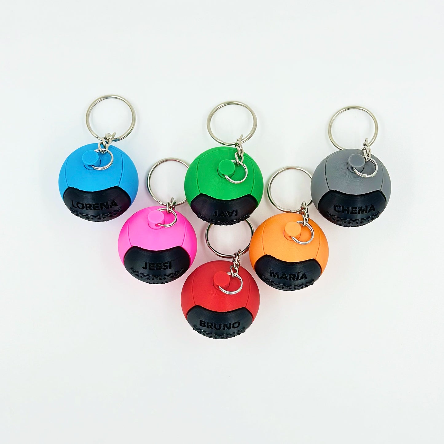 Llavero personalizado WALLBALL WOD3D