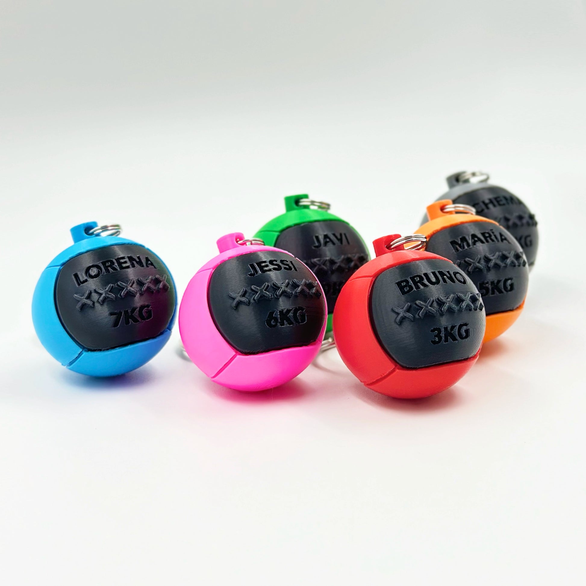 Llavero personalizado WALLBALL WOD3D