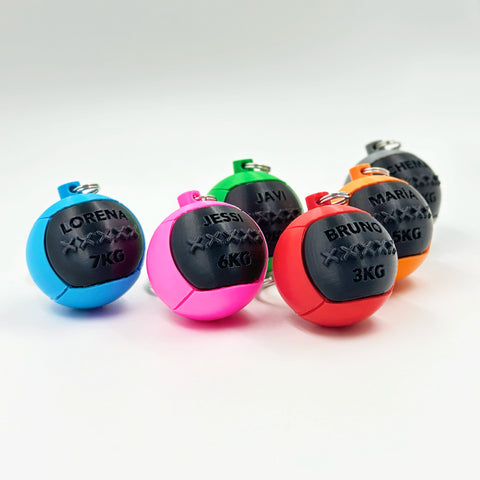 Llavero personalizado WALLBALL WOD3D