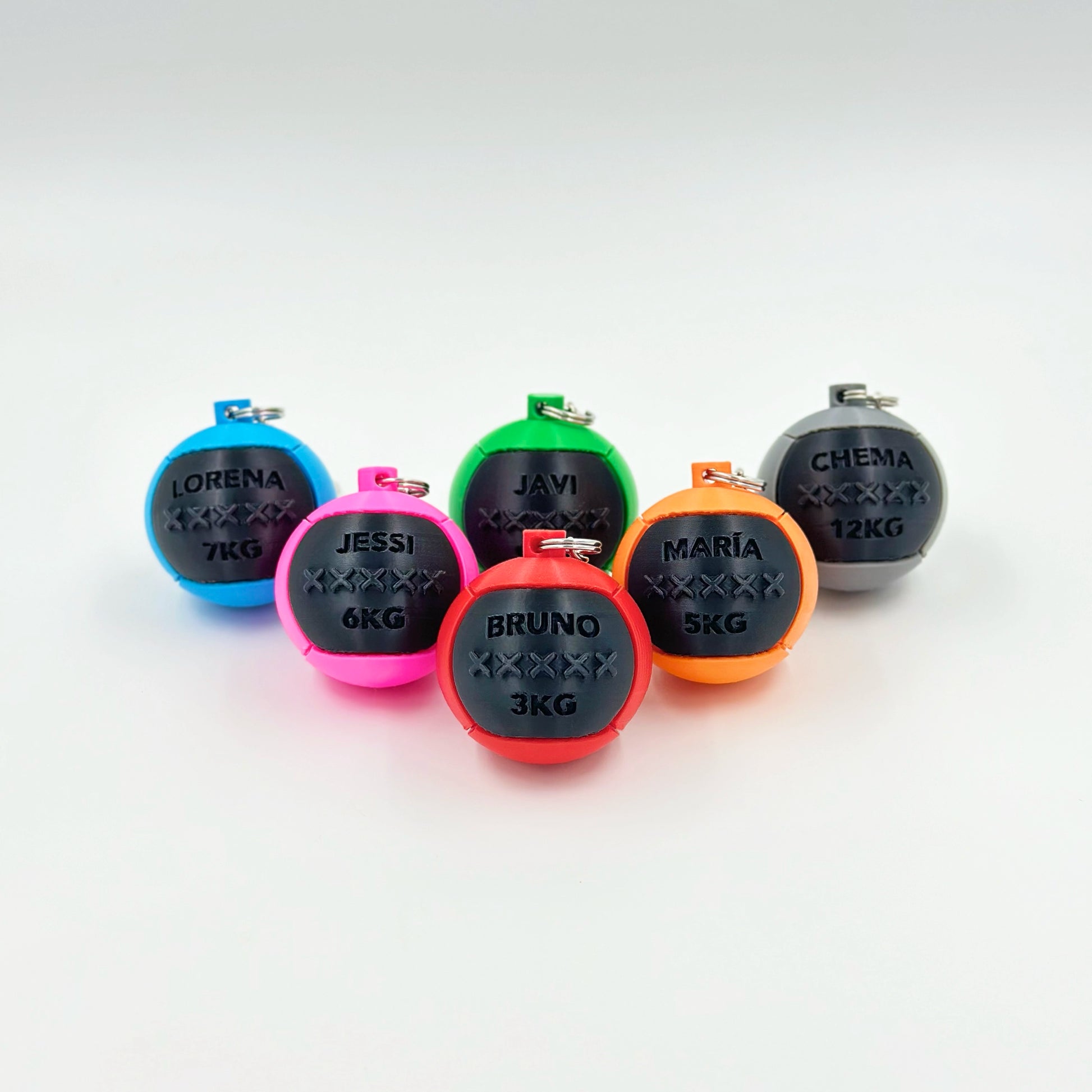 Llavero personalizado WALLBALL WOD3D