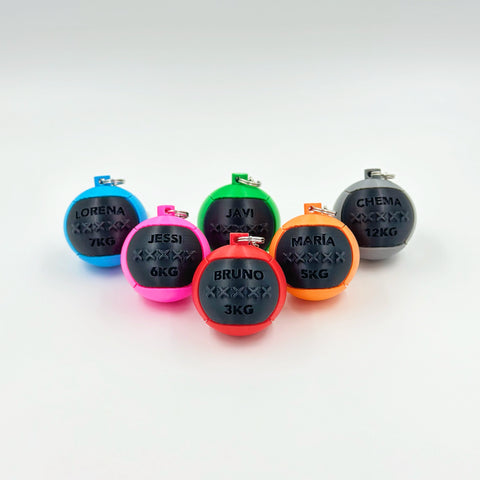 Llavero personalizado WALLBALL WOD3D