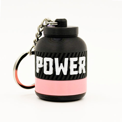 Llavero personalizado BOTE PROTEÍNA WOD3D
