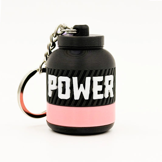 Llavero personalizado BOTE PROTEÍNA WOD3D