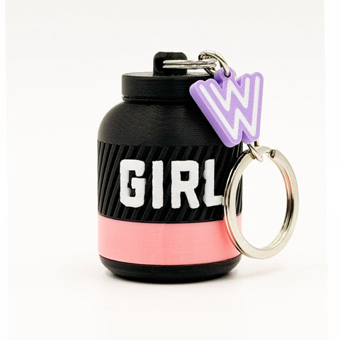 Llavero personalizado BOTE PROTEÍNA WOD3D