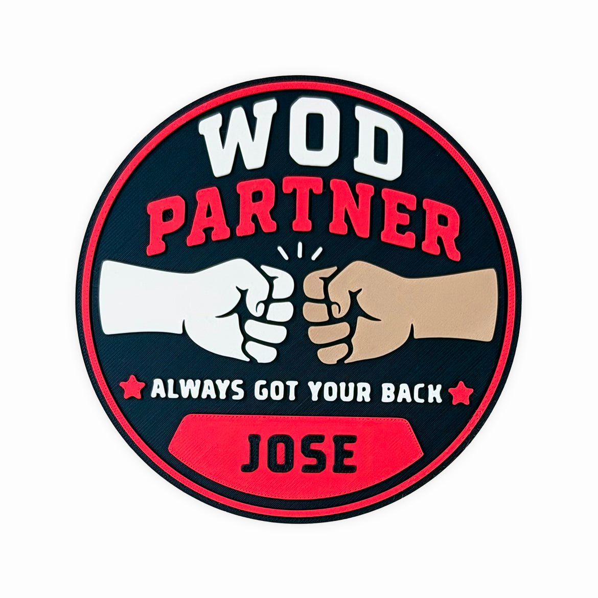 Pack 2 parches con velcro PARTNER WOD