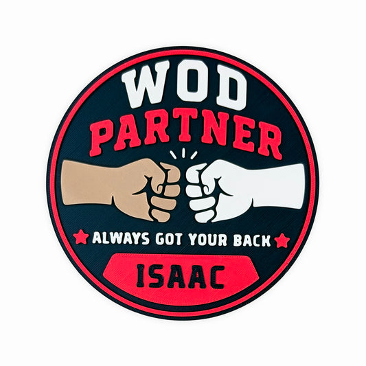 Pack 2 parches con velcro PARTNER WOD