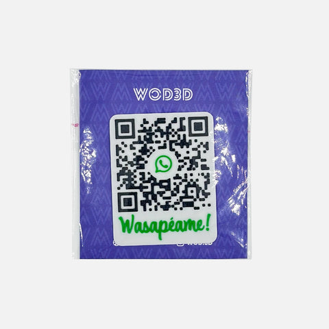 Parche de Velcro CrossFit QR Personalizado WOD3D