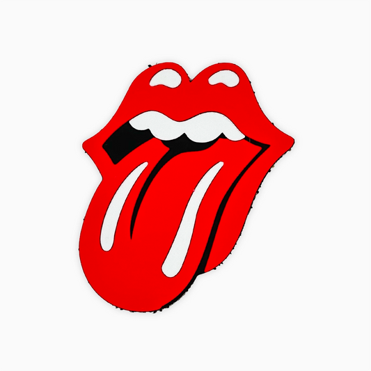 Parche de velcro mochila crossfit LENGUA THE ROLLING STONES WOD3D