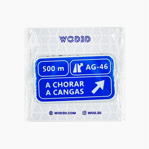 Parche Velcro Mochila Crossfit A CHORAR A CANGAS WOD3D