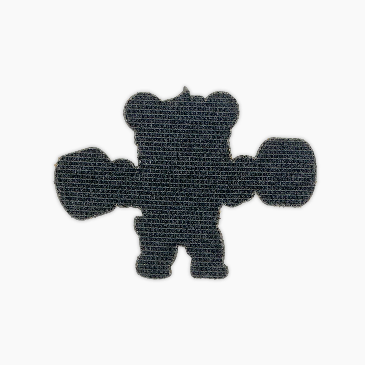 Parche Velcro Mochila Crossfit BARBELL PANDA WOD3D