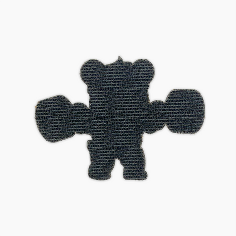 Parche Velcro Mochila Crossfit BARBELL PANDA WOD3D