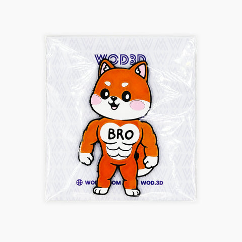 Parche Velcro Mochila Crossfit BRO FOXY WOD3D