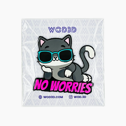 Parche Velcro Mochila Crossfit CAT NO WORRIES WOD3D