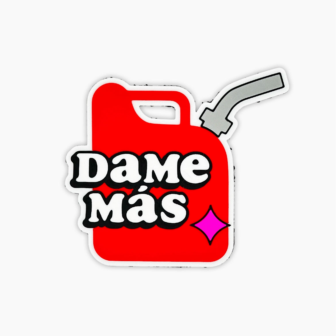 Parche Velcro Mochila Crossfit DAME MÁS GASOLINA WOD3D