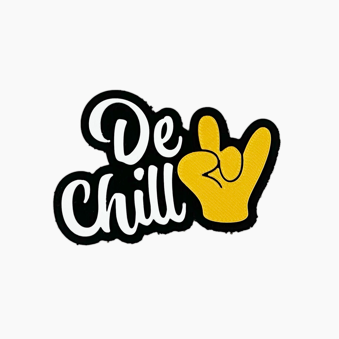 Parche con Velcro Mochila Crossfit DE CHILL WOD3D