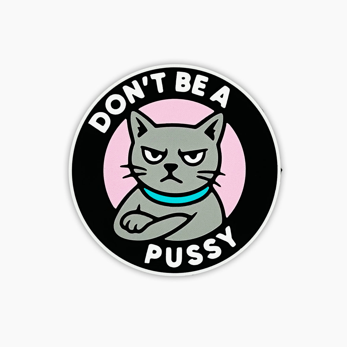 Parche Velcro Mochila Crossfit DON'T BE A PUSSY WOD3D
