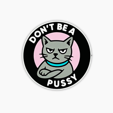 Parche Velcro Mochila Crossfit DON'T BE A PUSSY WOD3D