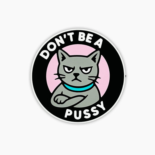 Parche Velcro Mochila Crossfit DON'T BE A PUSSY WOD3D