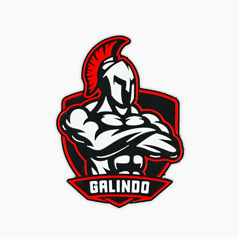 Parche Velcro Mochila Crossfit GRADIADOR con NOMBRE WOD3D