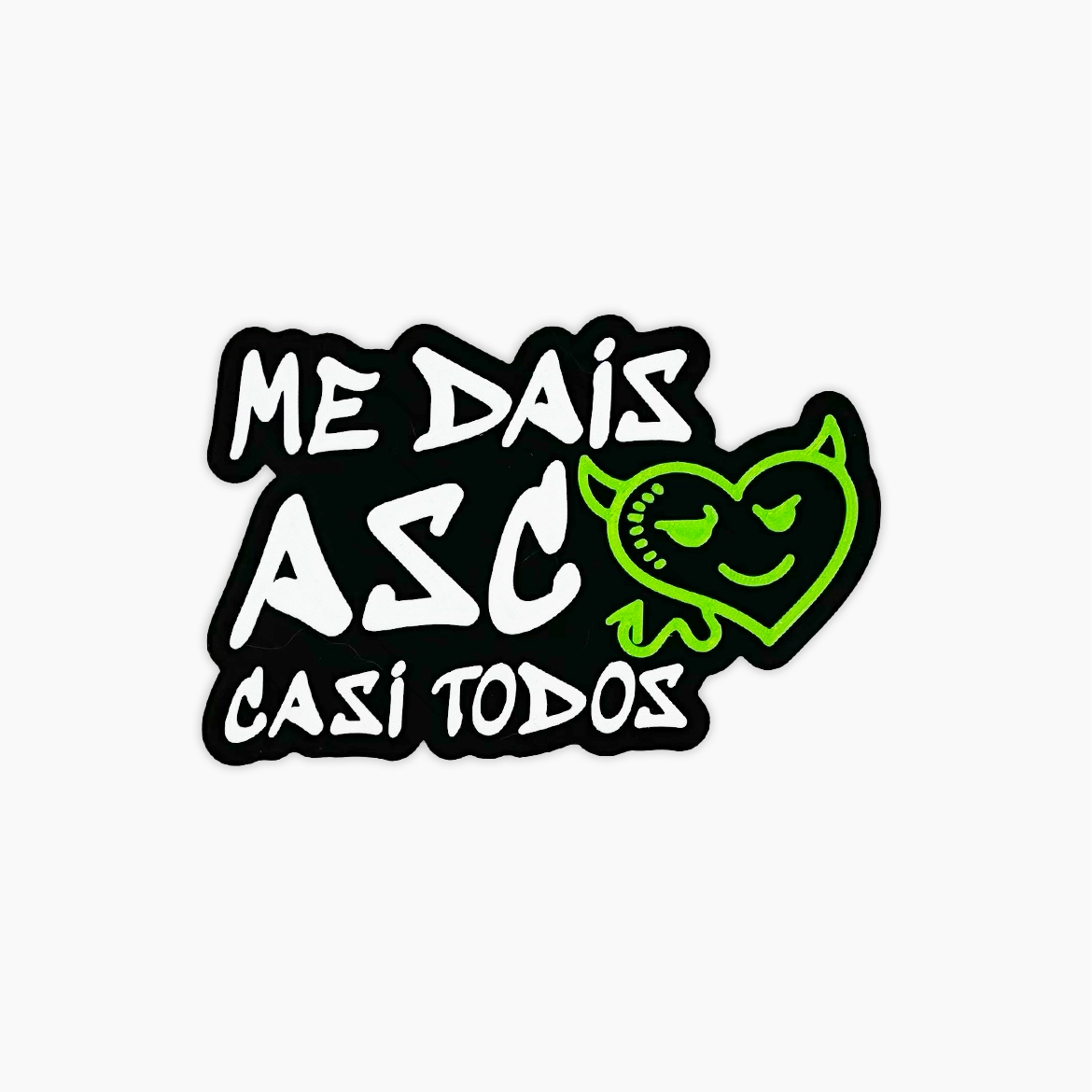 Parche Velcro Mochila Crossfit ME DAIS ASCO CASI TODOS WOD3D
