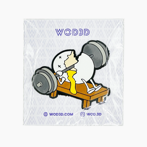 Parche Velcro Mochila Crossfit ROMPEHUEVOS WOD3D