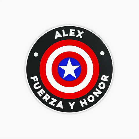 Parche Velcro Mochila Crossfit SUPERHEROE WOD3D